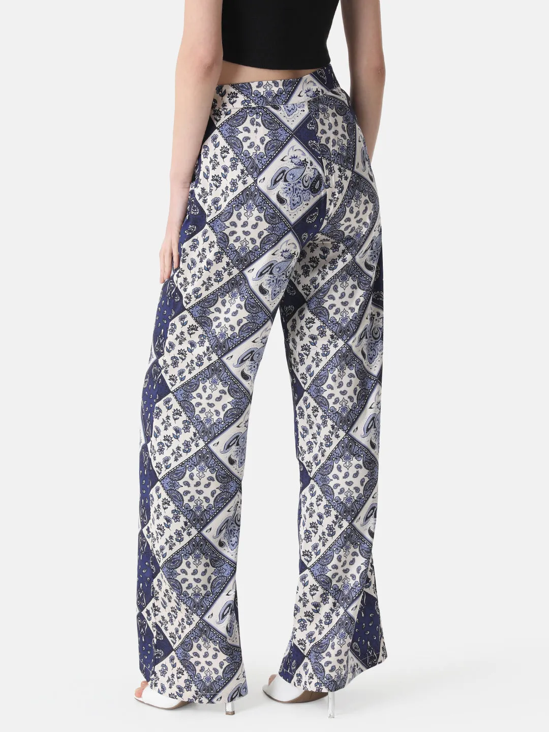 Printed Flared Pants