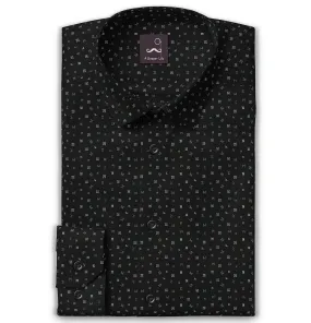 Pure Cotton - Long Sleeve - Midnight Geometrics