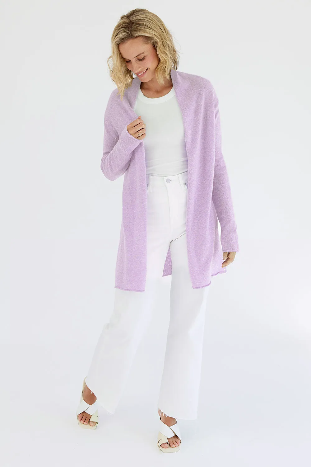 Pure Essentials Soft Roll Cardi - Last Chance