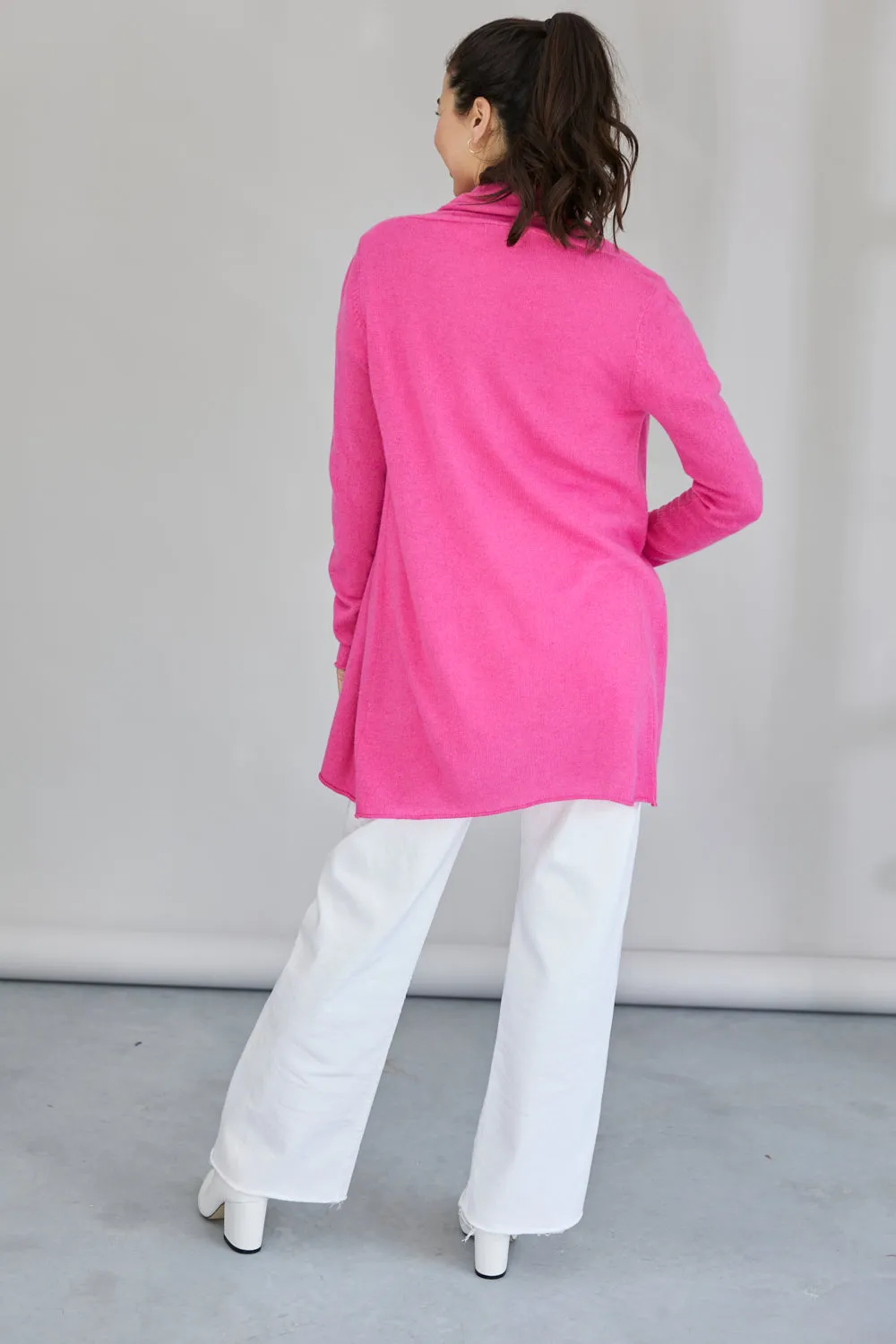 Pure Essentials Soft Roll Cardi - Last Chance