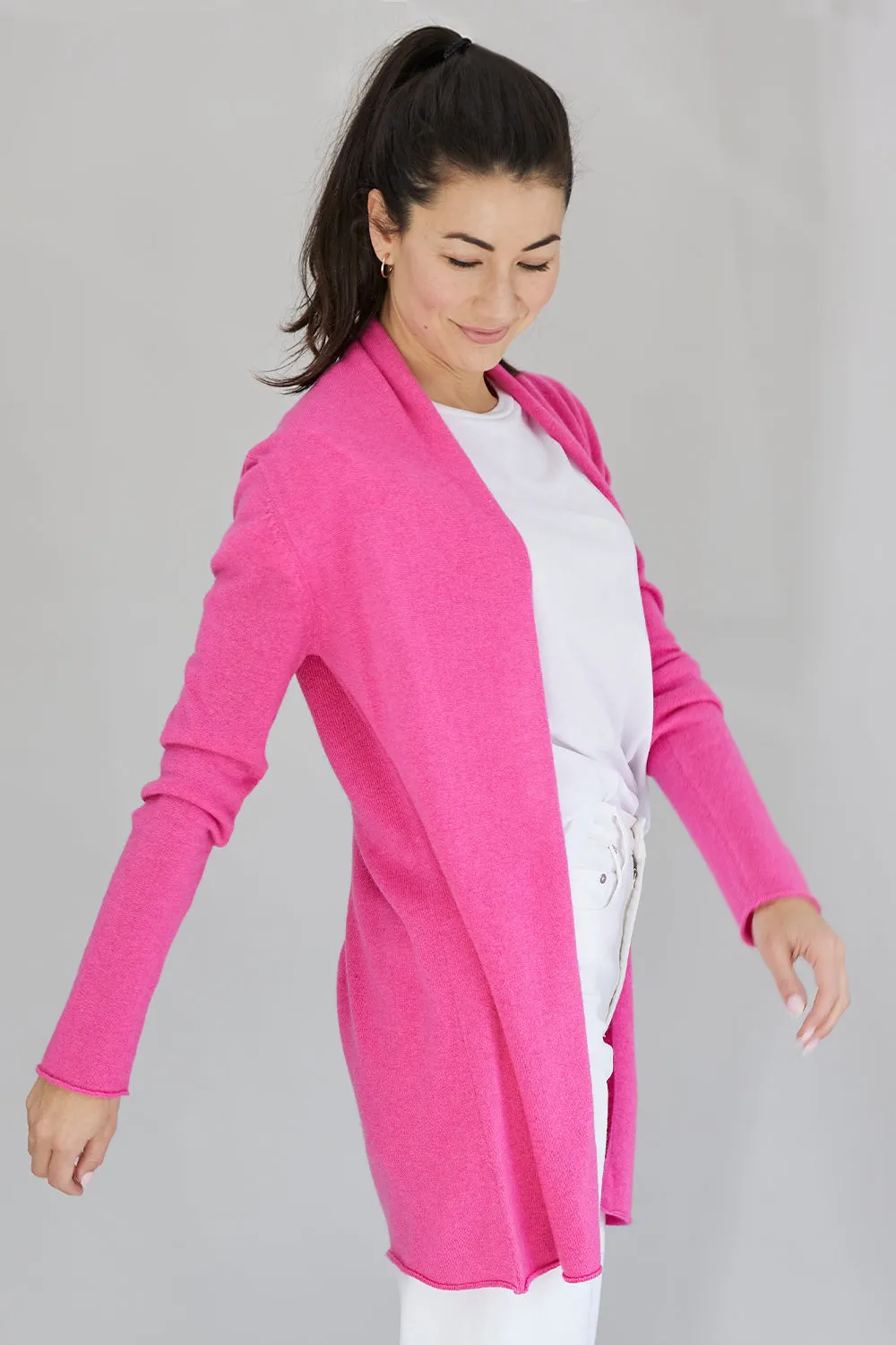 Pure Essentials Soft Roll Cardi - Last Chance