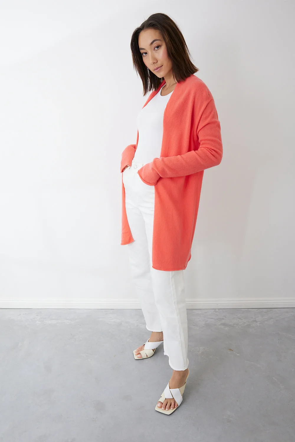 Pure Essentials Soft Roll Cardi - Last Chance