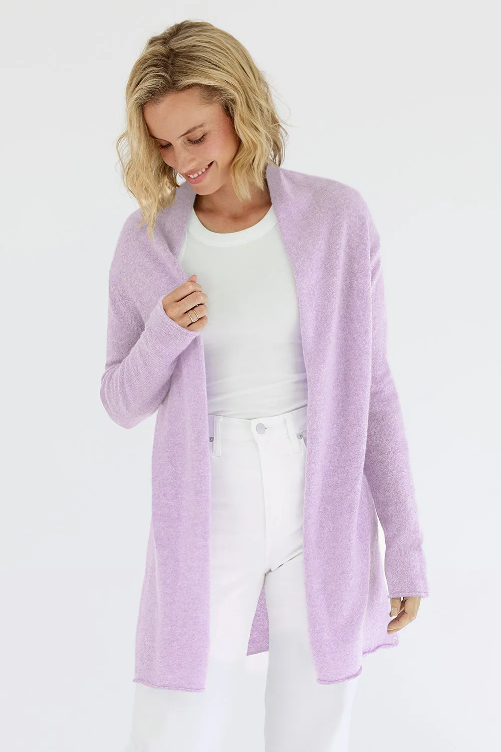 Pure Essentials Soft Roll Cardi - Last Chance