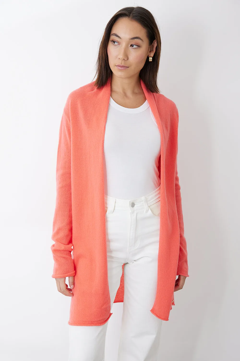 Pure Essentials Soft Roll Cardi - Last Chance