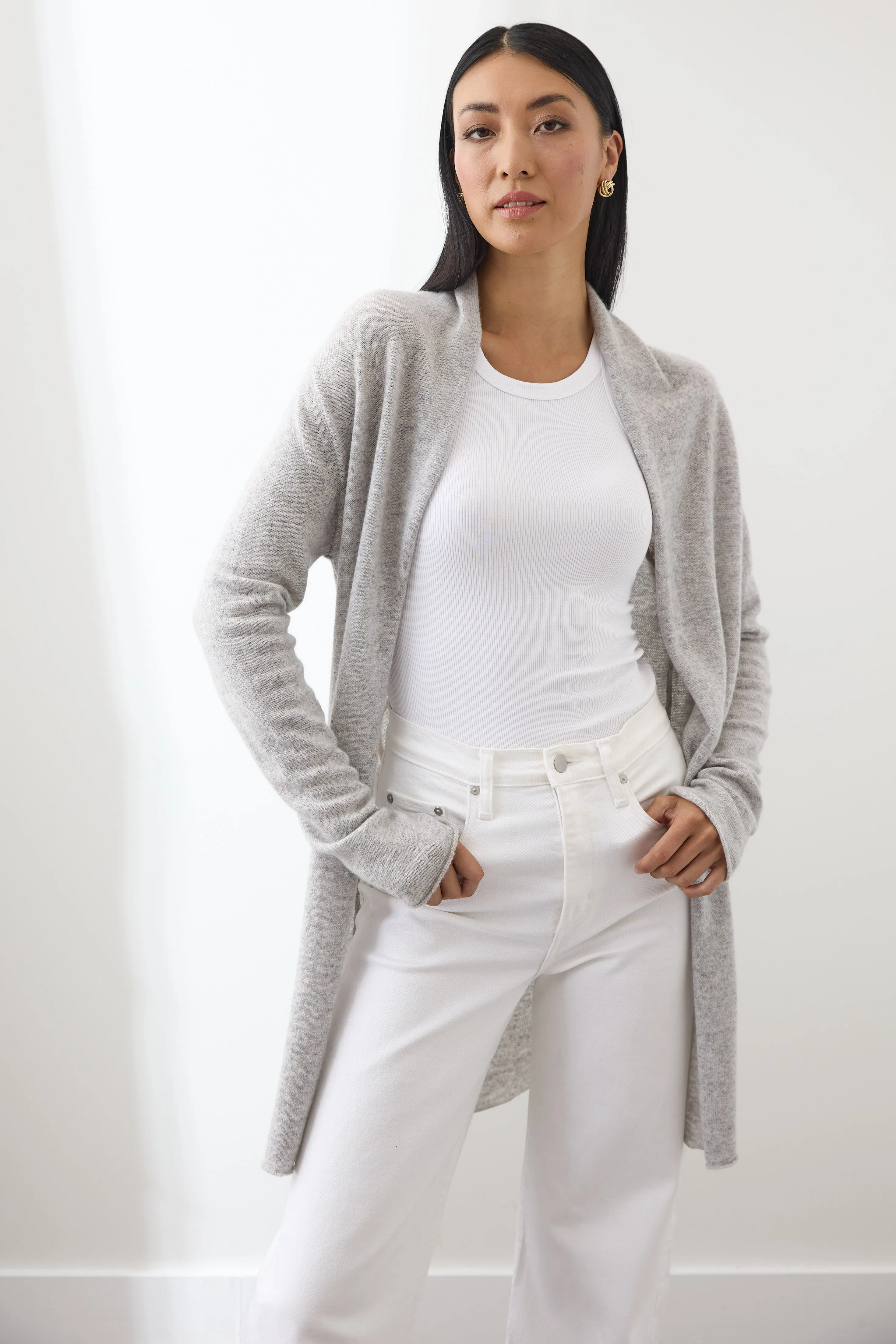 Pure Essentials Soft Roll Cardi