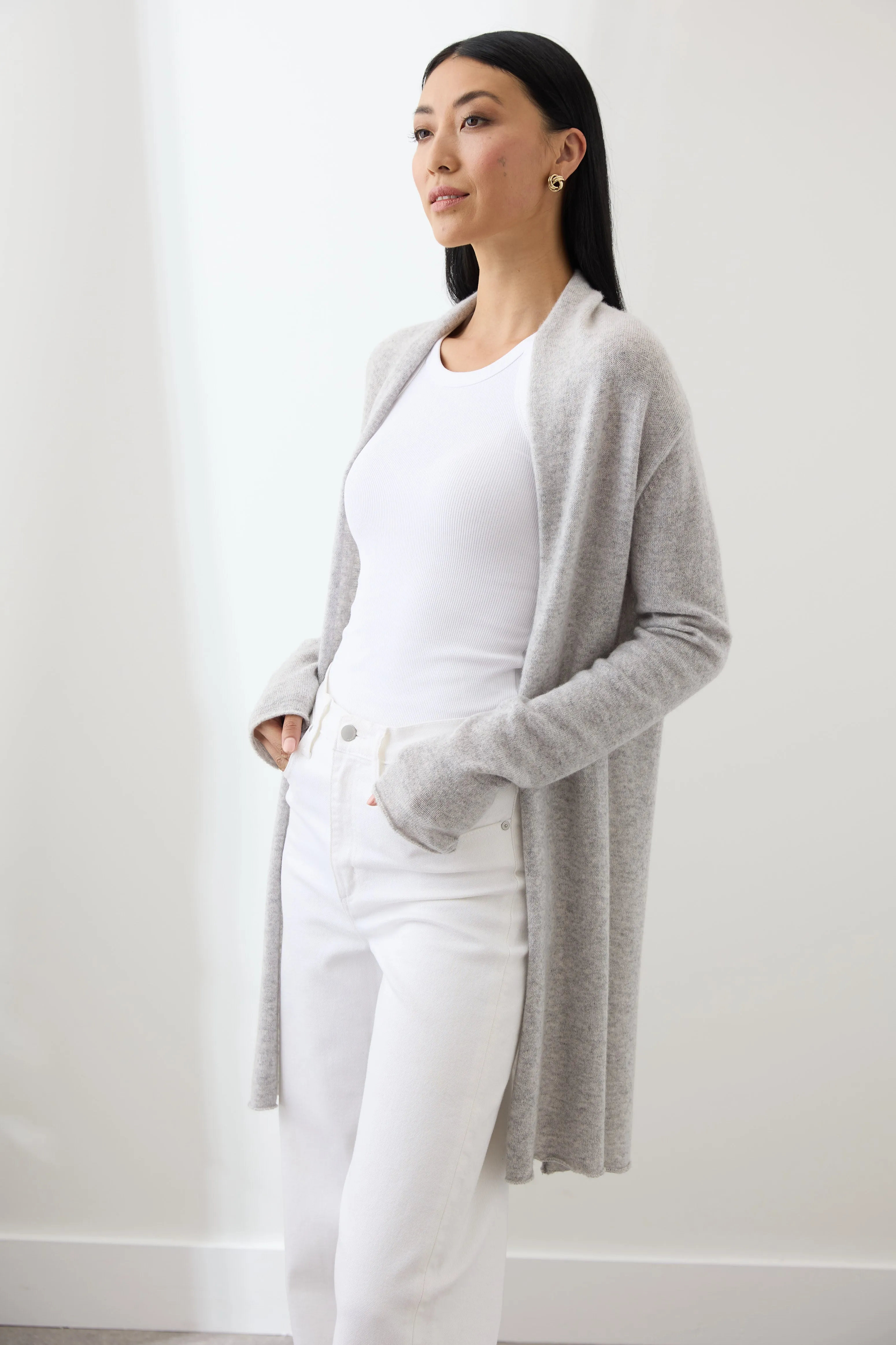 Pure Essentials Soft Roll Cardi