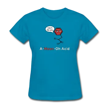 "A-Mean-Oh Acid" - Women's T-Shirt