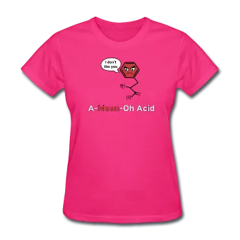 "A-Mean-Oh Acid" - Women's T-Shirt