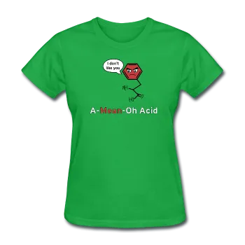 "A-Mean-Oh Acid" - Women's T-Shirt