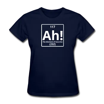 "Ah! The Element of Surprise" - Women's T-Shirt