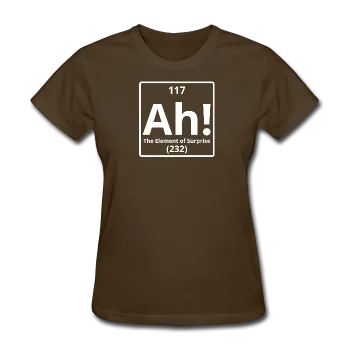 "Ah! The Element of Surprise" - Women's T-Shirt