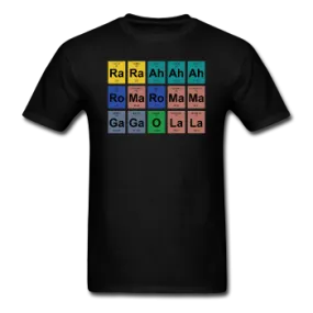 "Lady Gaga Periodic Table" - Men's T-Shirt