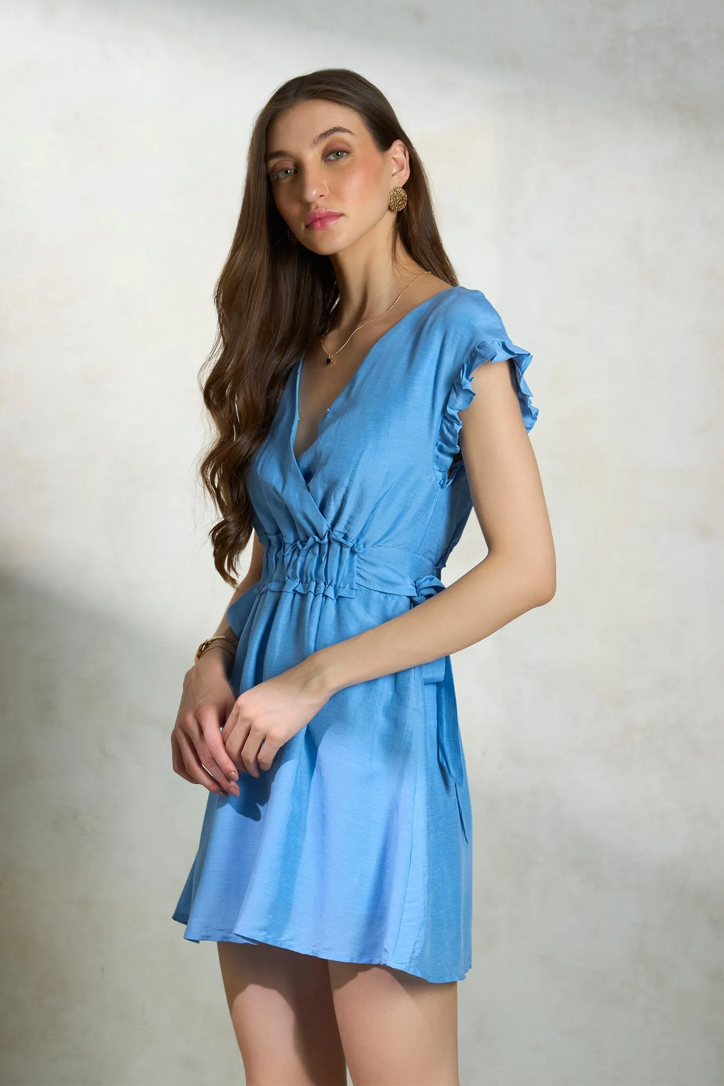 Riana|Lyocell Cinched Dress