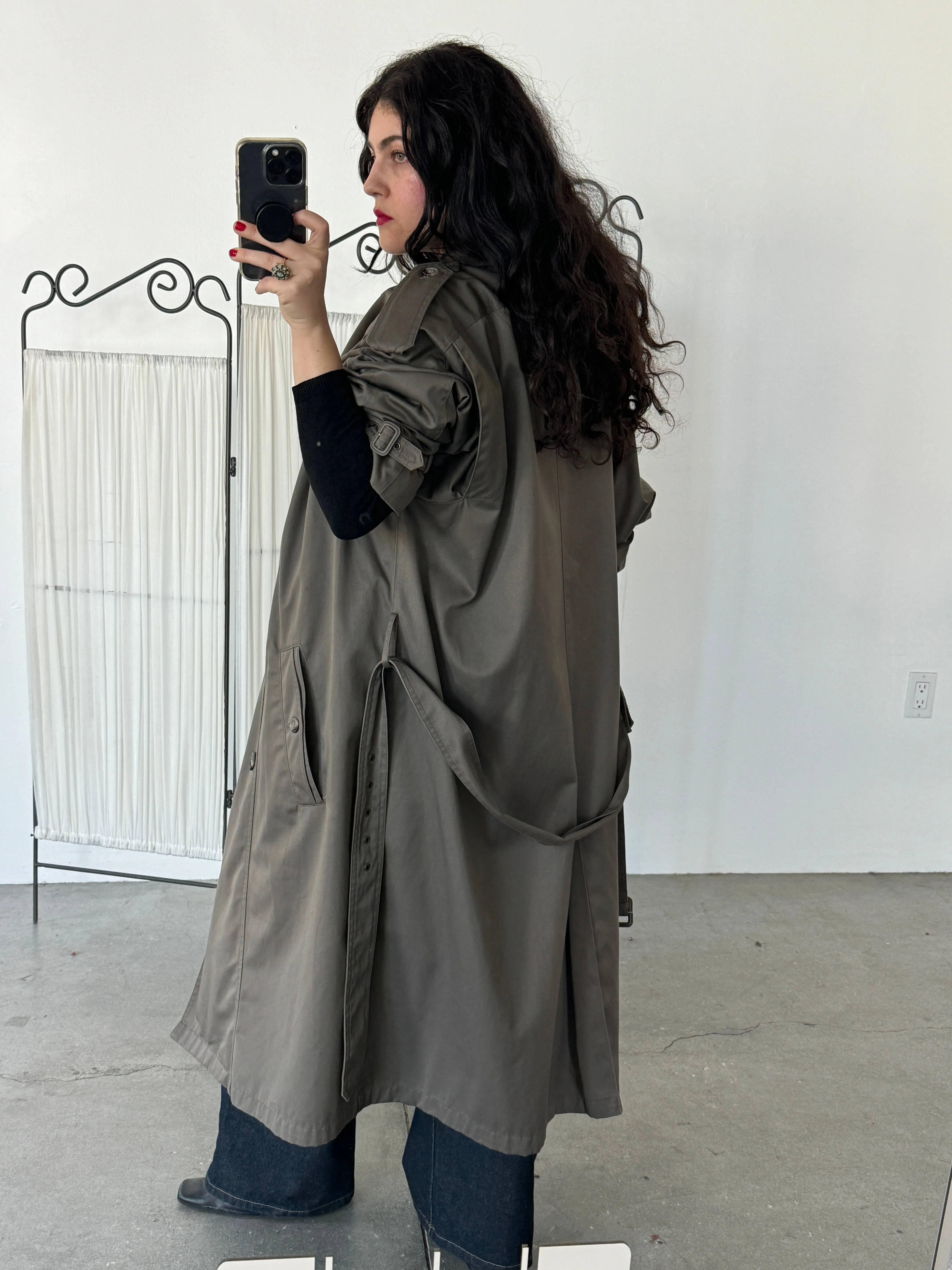 Saie Trench 8 Gray