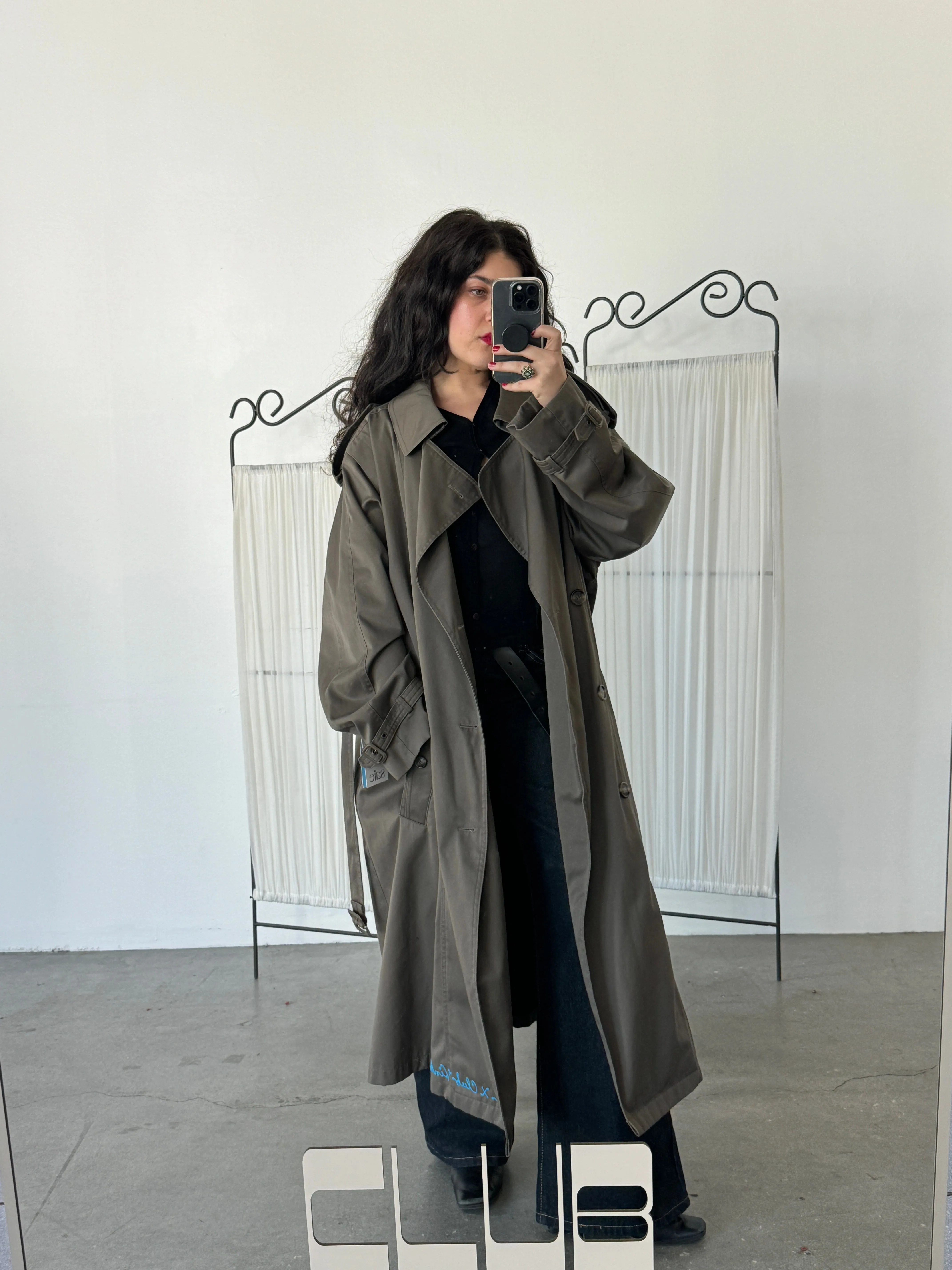 Saie Trench 8 Gray