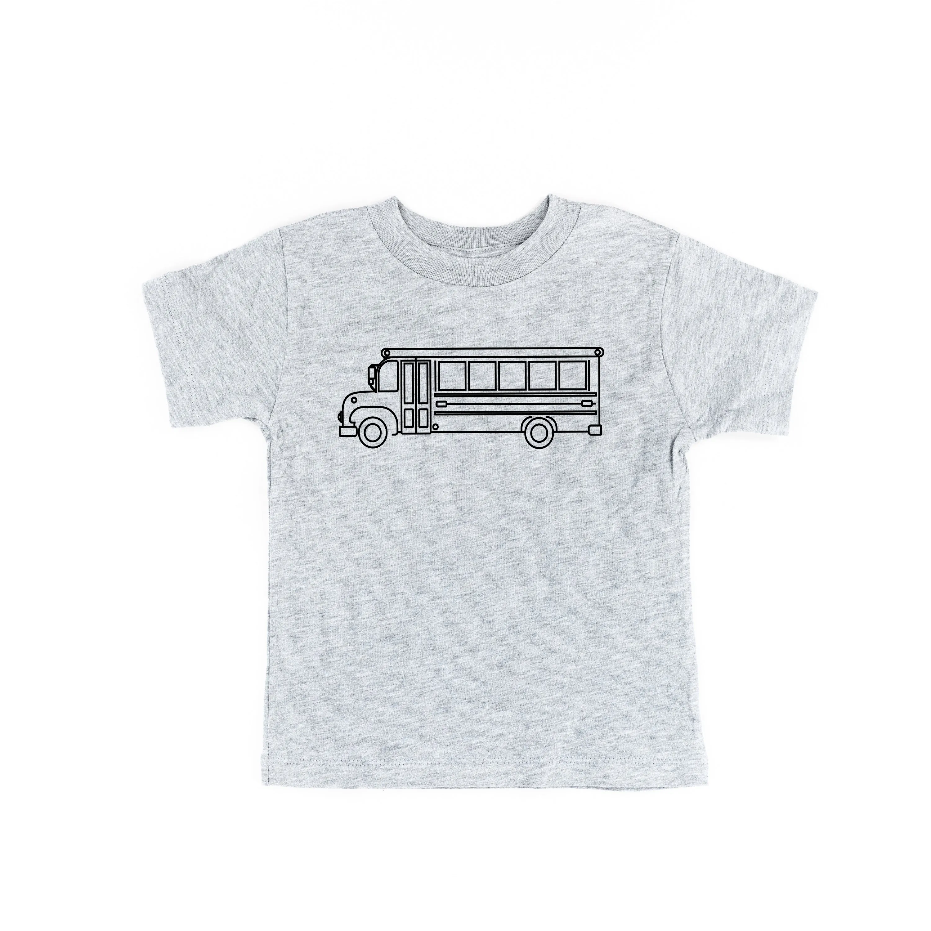 SCHOOL BUS - Minimalist Design - Short Sleeve Child Shirt