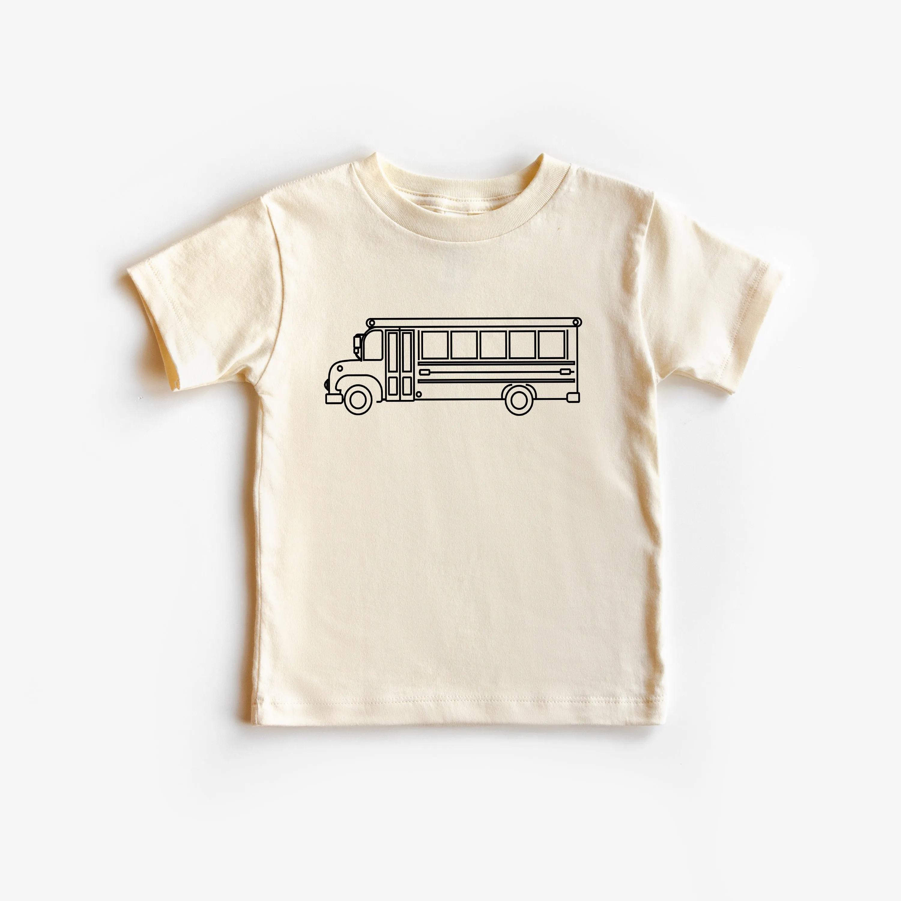 SCHOOL BUS - Minimalist Design - Short Sleeve Child Shirt