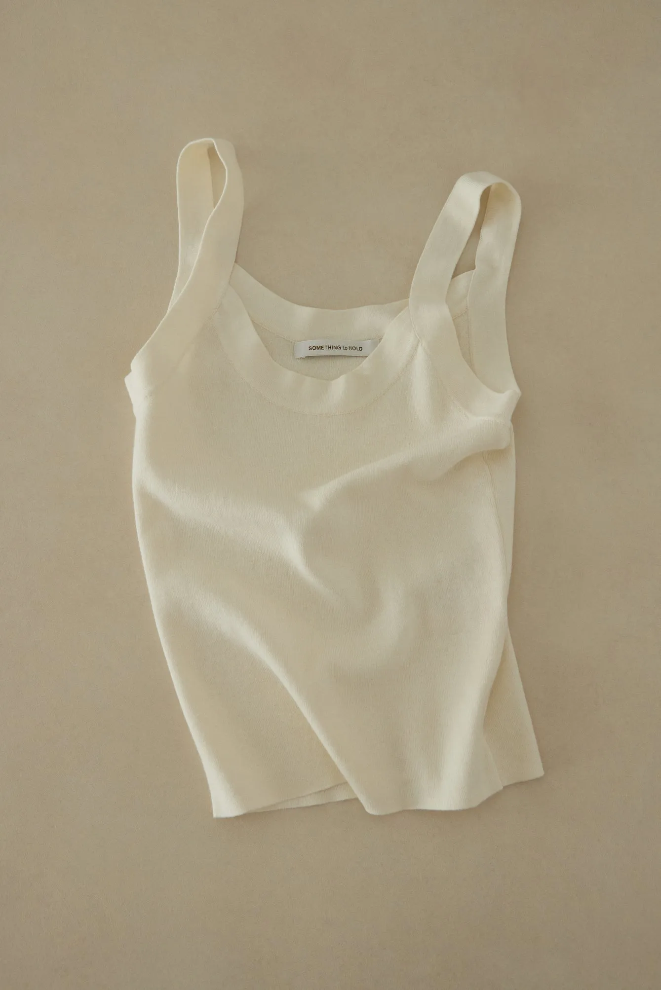 Scoop Neck Knit Tank -- Organic Cotton • Cashmere