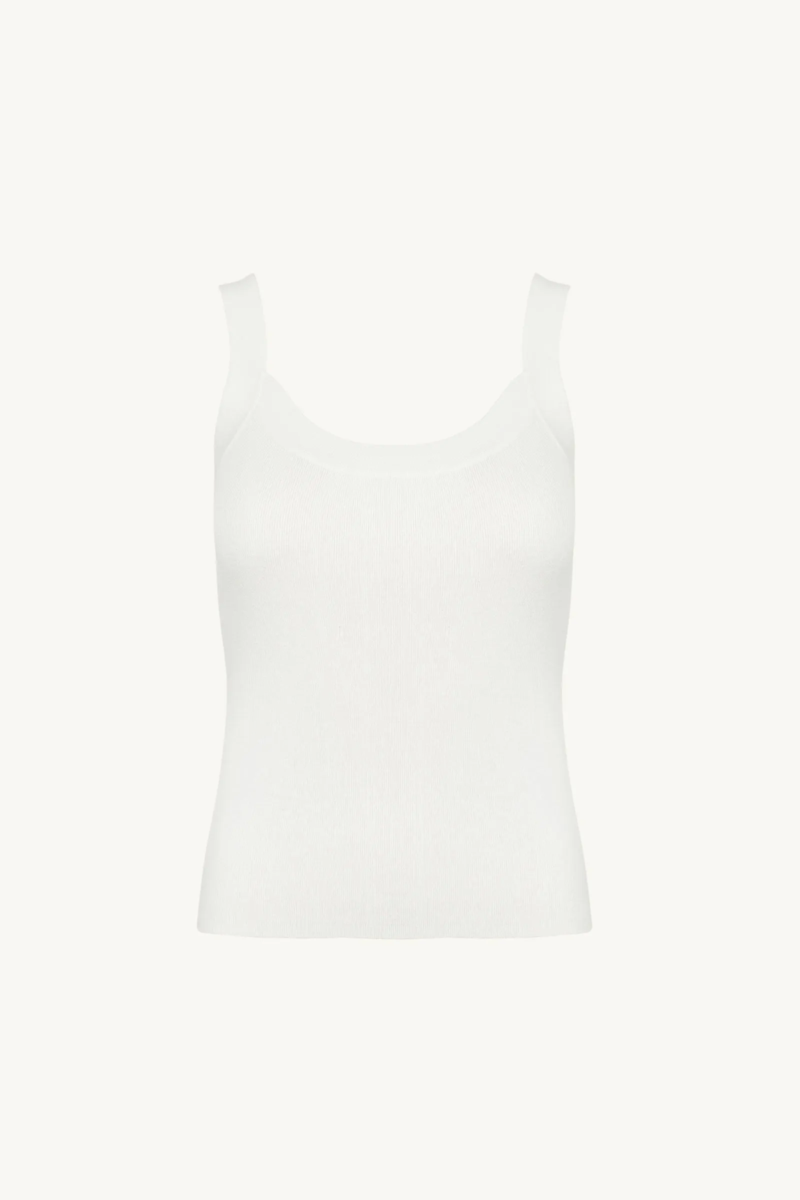 Scoop Neck Knit Tank -- Organic Cotton • Cashmere