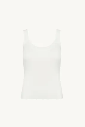 Scoop Neck Knit Tank -- Organic Cotton • Cashmere