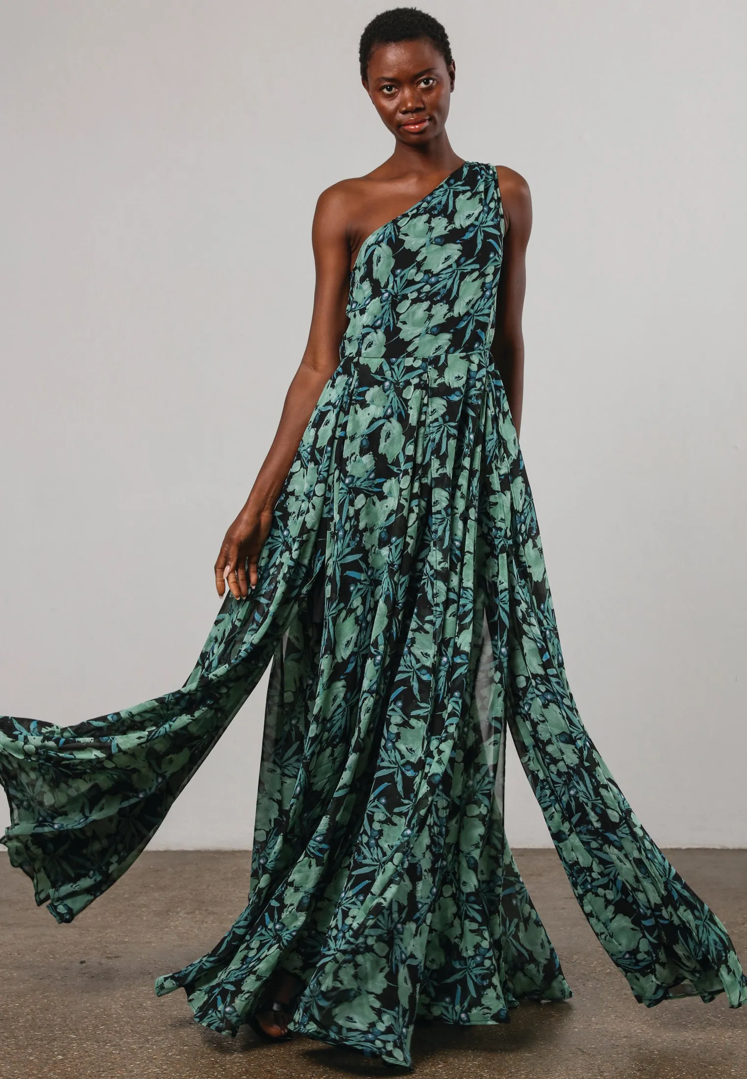 SIGNATURE MAXI DRESS PRIME GREEN