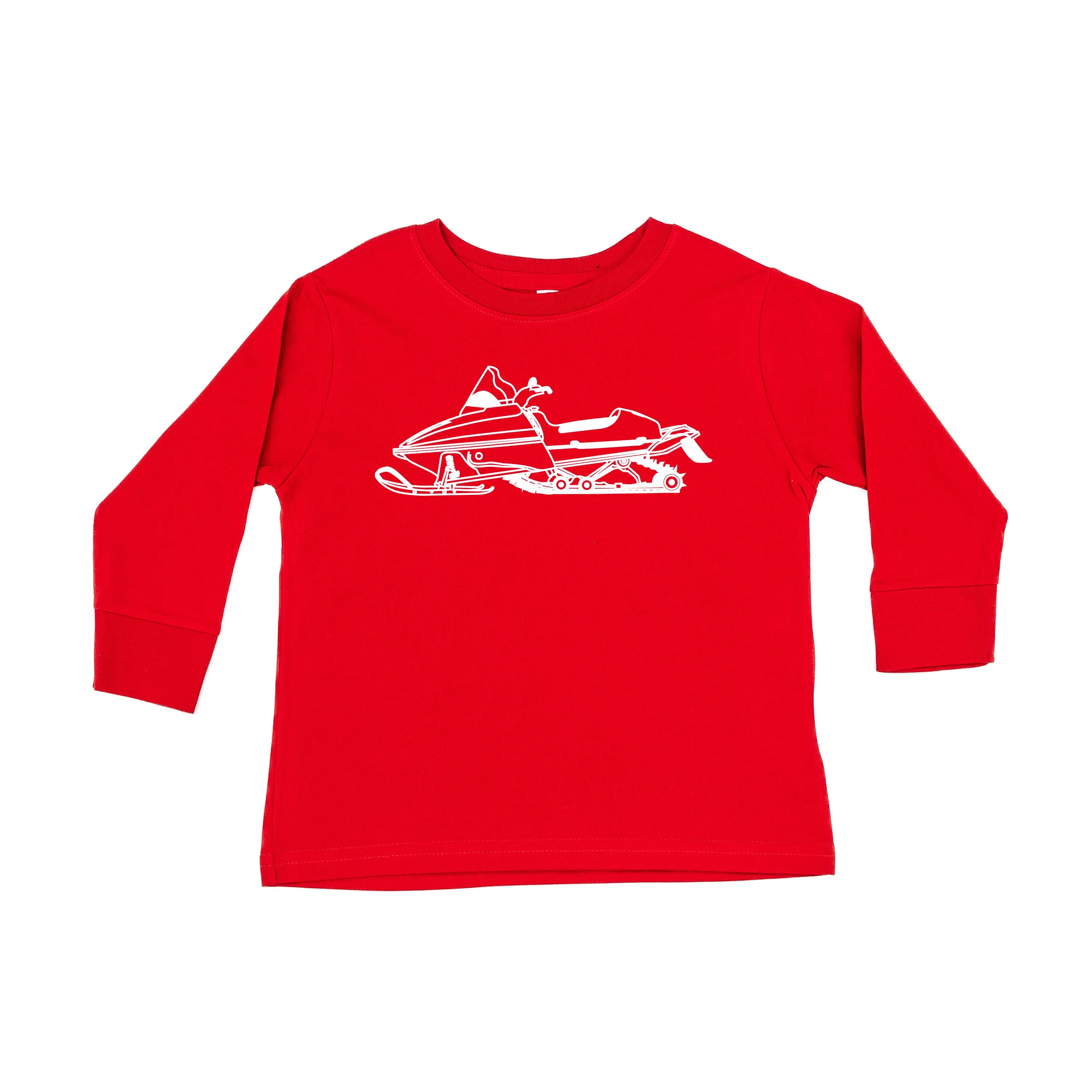 SNOWMOBILE - Minimalist Design - Long Sleeve Child Shirt