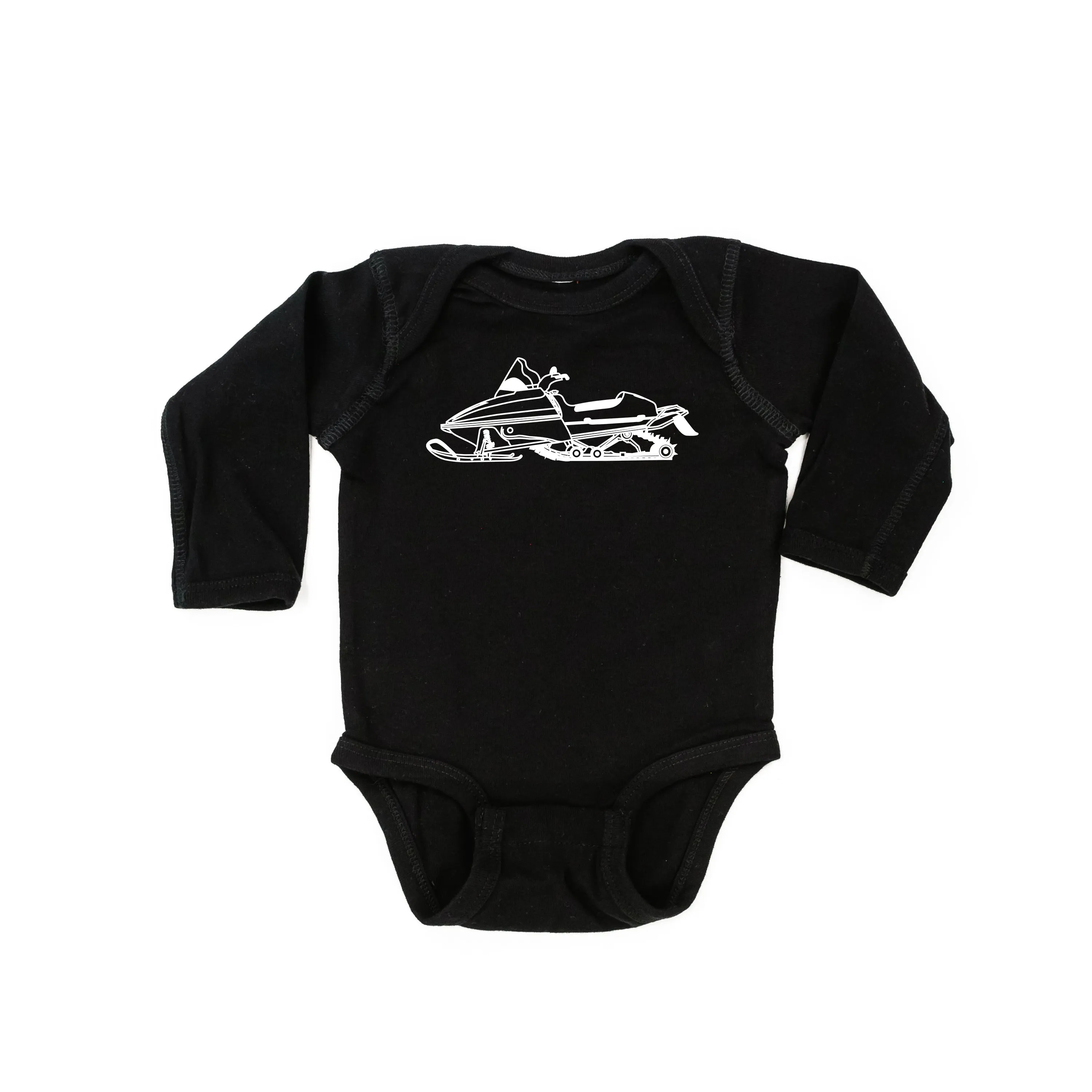 SNOWMOBILE - Minimalist Design - Long Sleeve Child Shirt