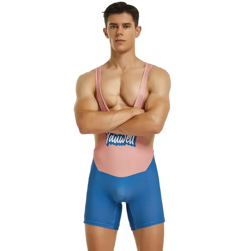 TAUWELL mens bodysuit Fitness Swimming Shark Pants