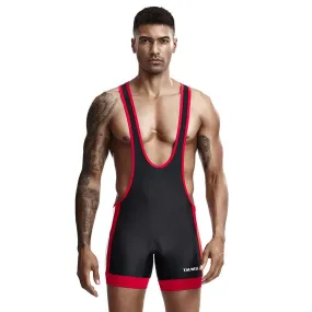 TAUWELL Men's Wrestling Dress Sports Workout Bodysuit