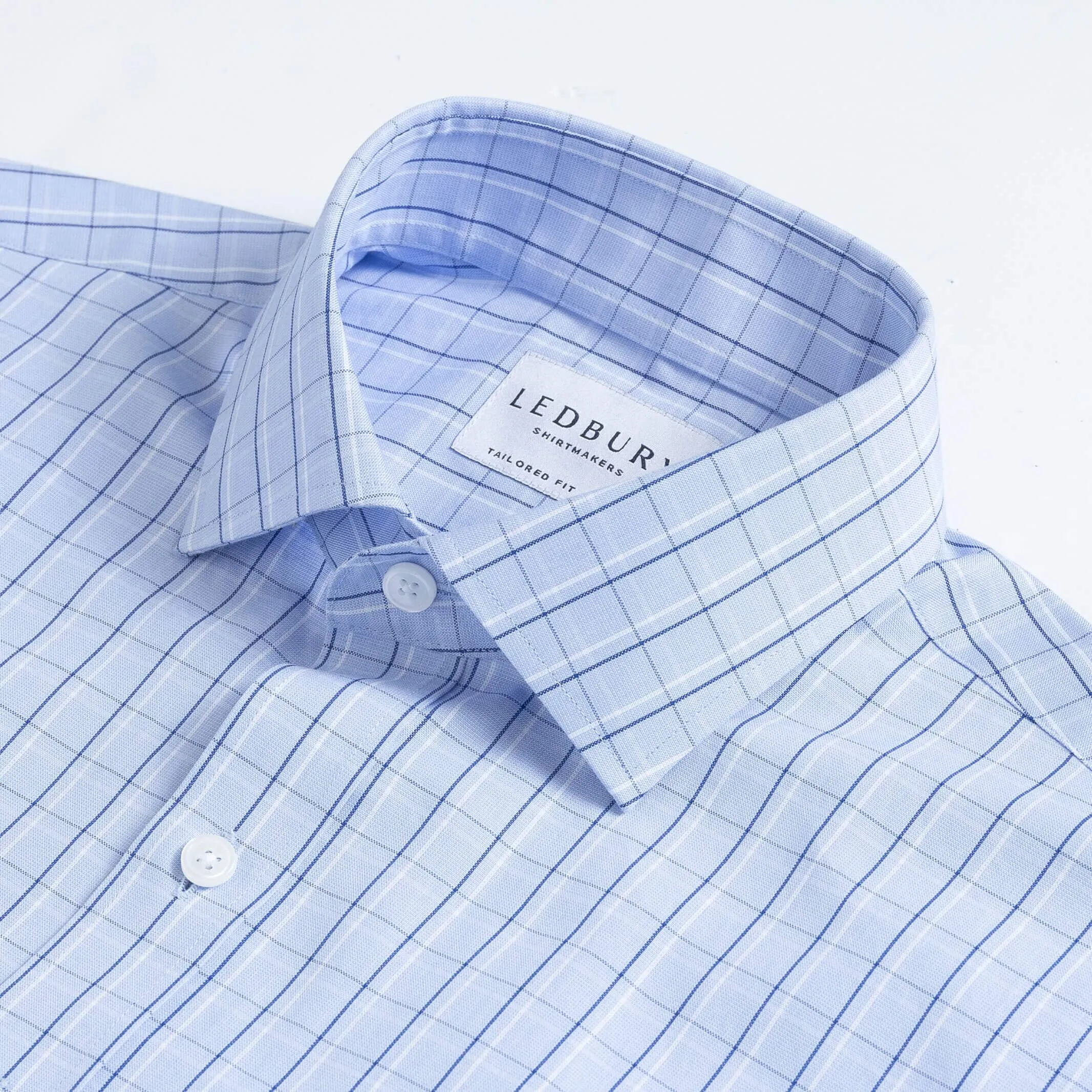 The Blue Bayard Check Dress Shirt