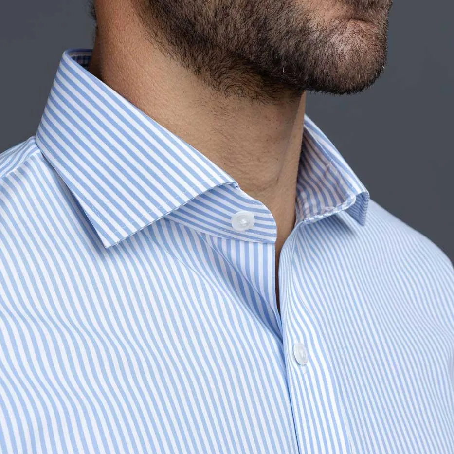 The Blue Regent 120s Poplin Stripe Custom Shirt