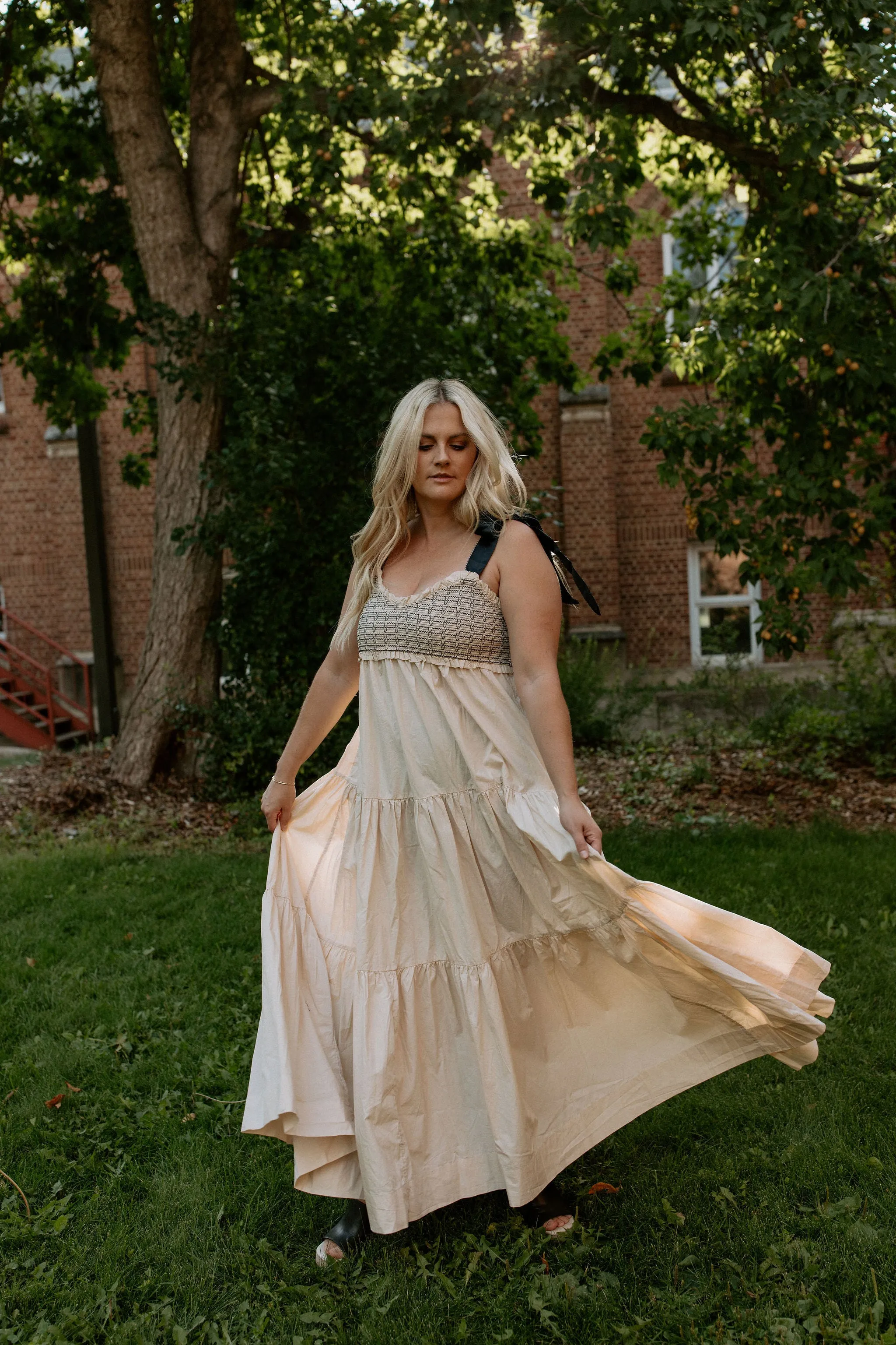 The Bluebell Solid Maxi by Free People - Vacation Sand