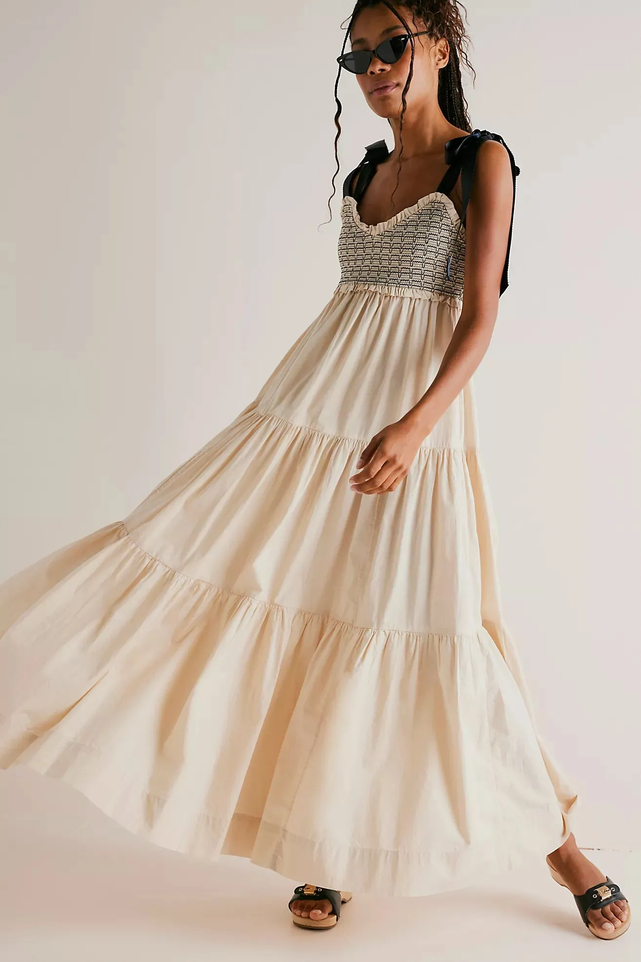 The Bluebell Solid Maxi by Free People - Vacation Sand