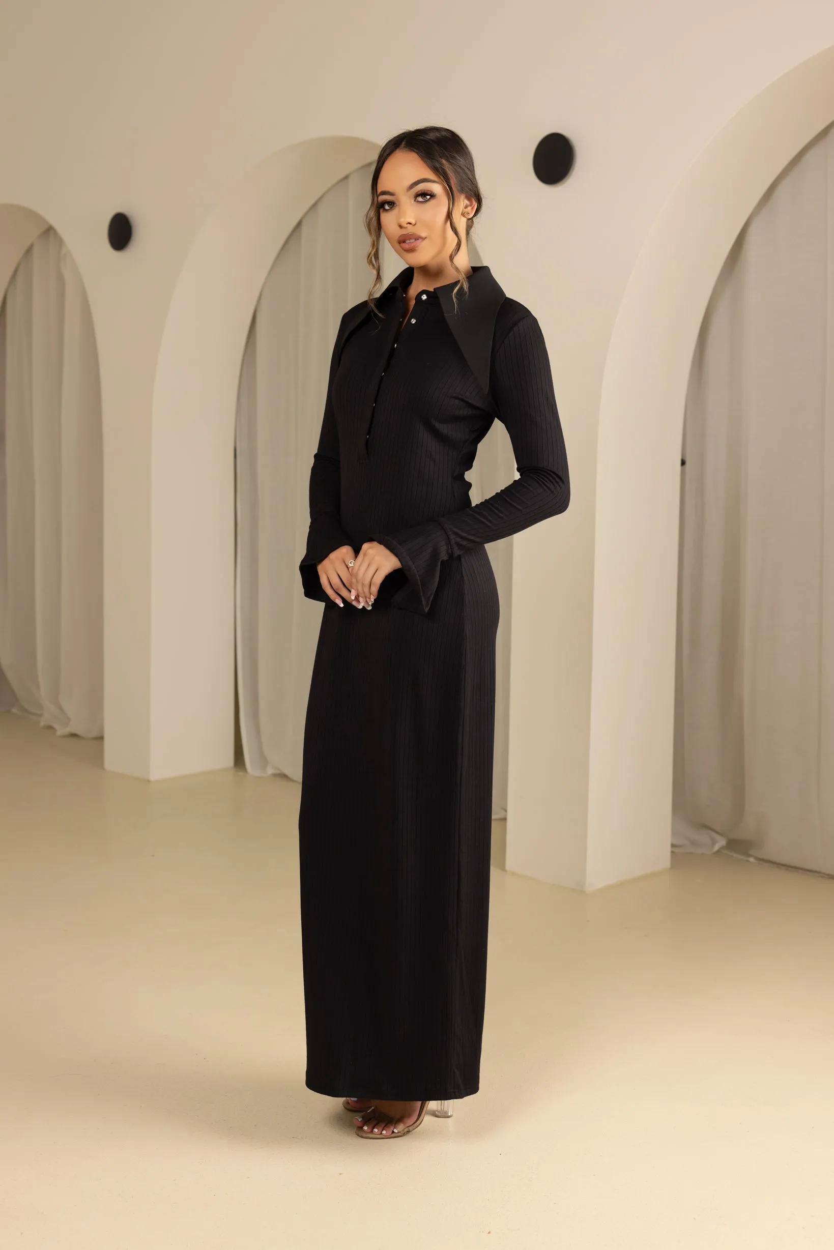 The Grand  Eva Detailed Maxi Dress