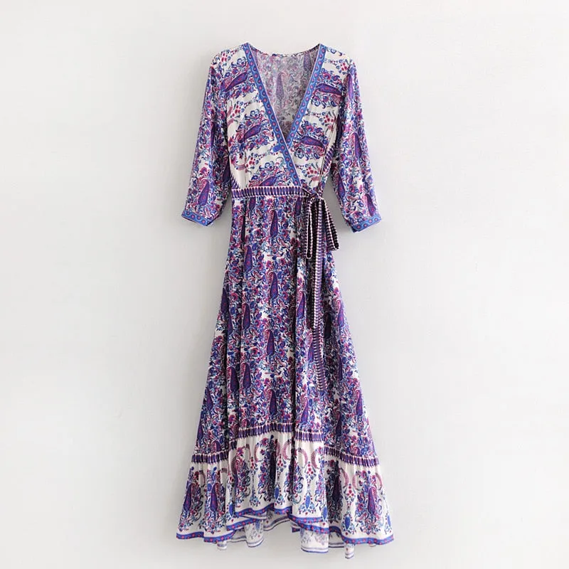 The Marilyn Boho Maxi Dress