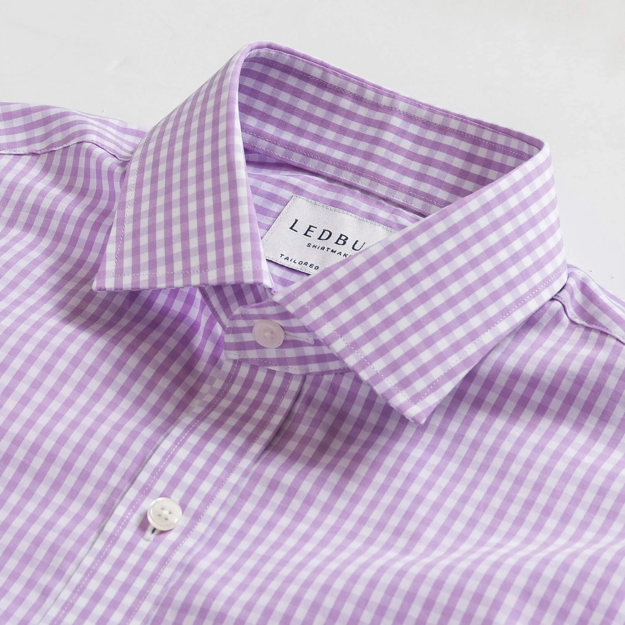 The Purple Bagley Gingham Dress Shirt