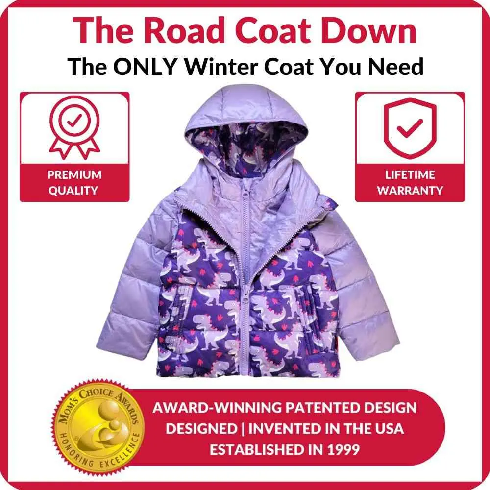 The Road Coat Down - Purple Raptor