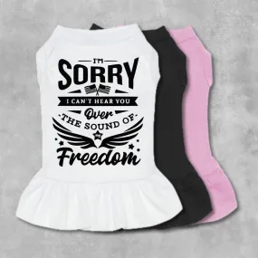 The Sound Of Freedom Pet Dress