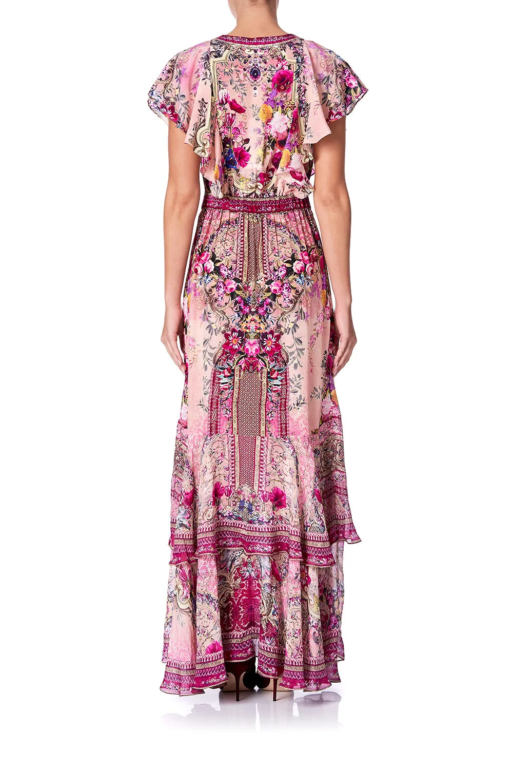 TIE FRONT MAXI WITH CF SPLIT LA BELLE