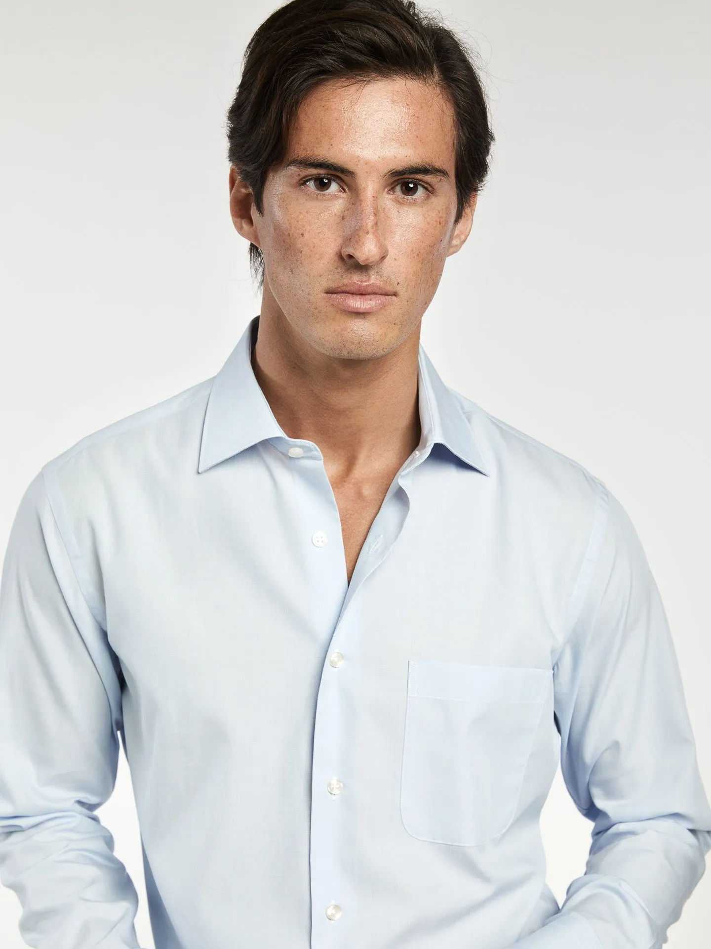 Timeless essential regular fit business end-on-end shirt