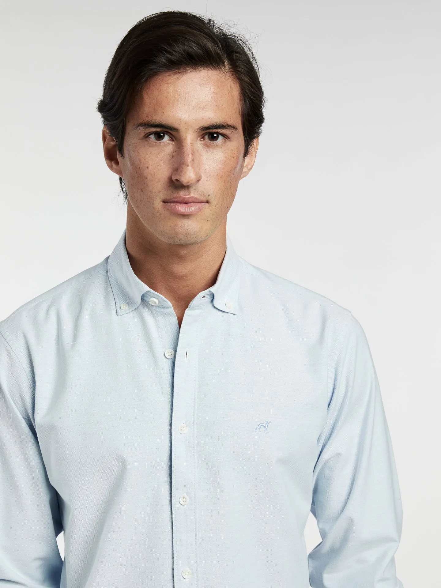 Timeless essential slim fit plain oxford shirt