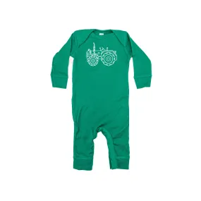 TRACTOR - Minimalist Design - One Piece Baby Sleeper