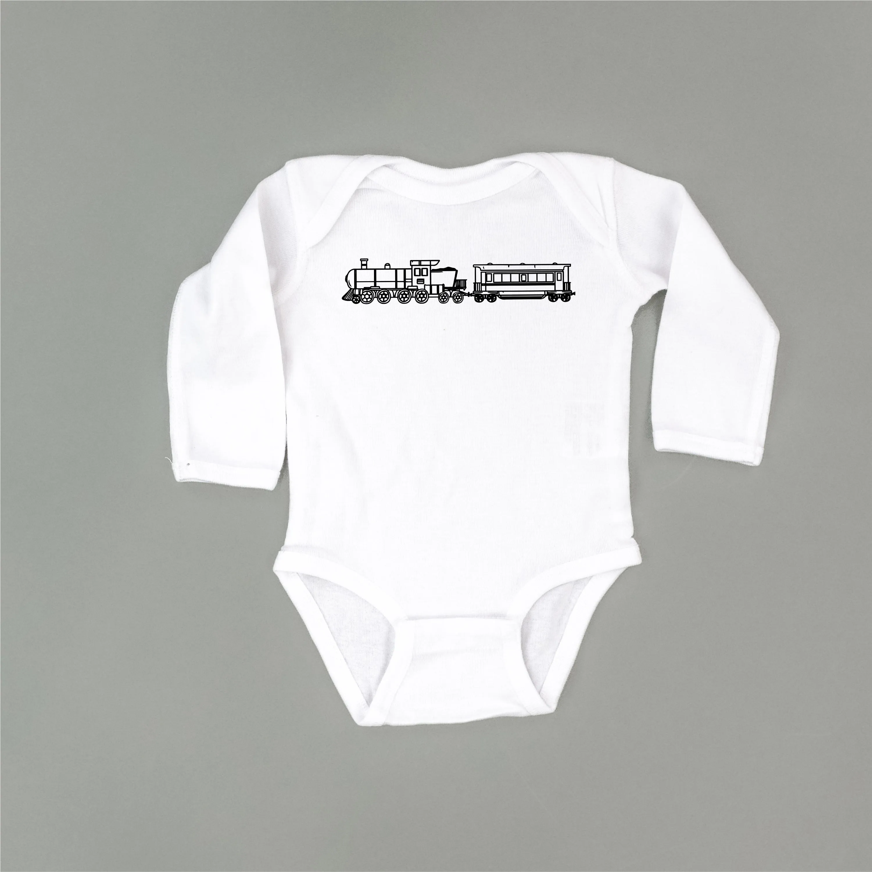 TRAIN - Minimalist Design - Long Sleeve Child Shirt