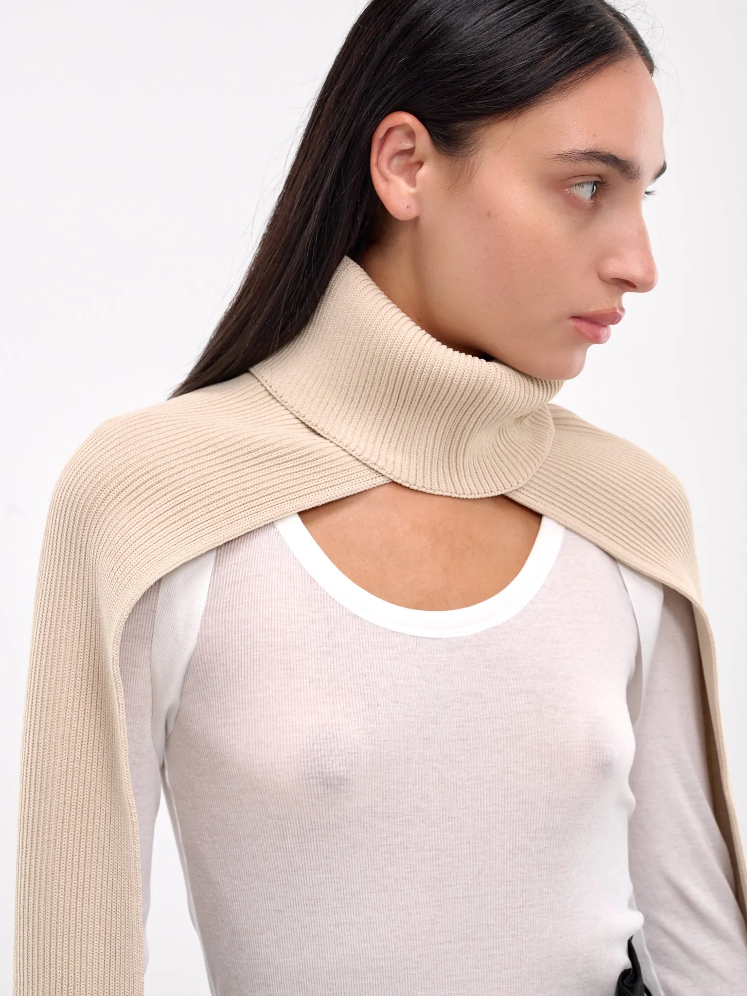 Turtleneck Scarf (COPSA01Y3003-BEIGE)