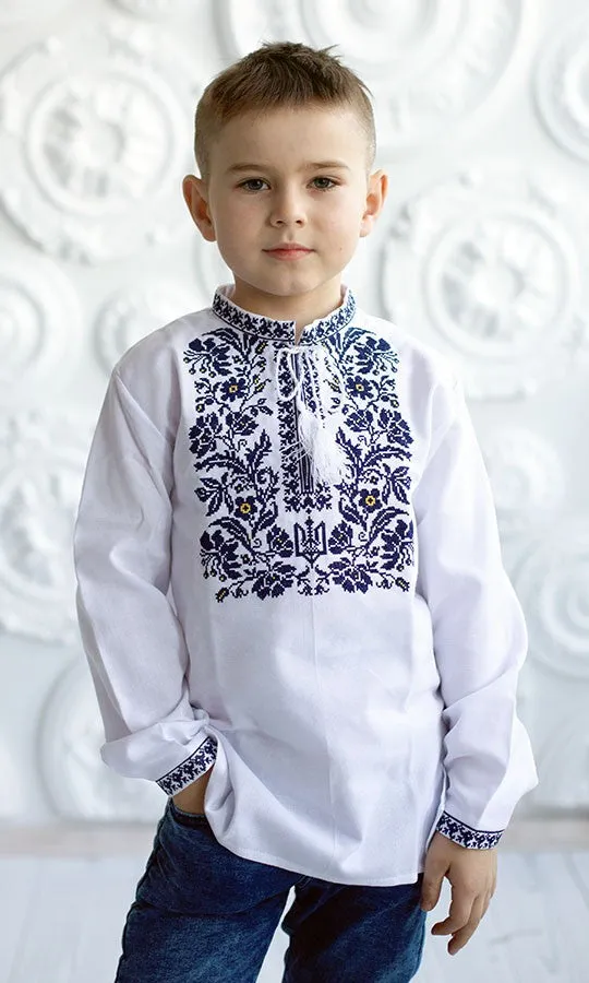 Ukrainian vyshyvanka shirt for boys