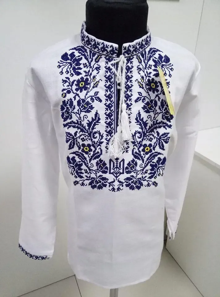 Ukrainian vyshyvanka shirt for boys