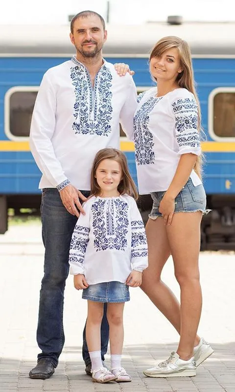 Ukrainian vyshyvanka shirt for boys