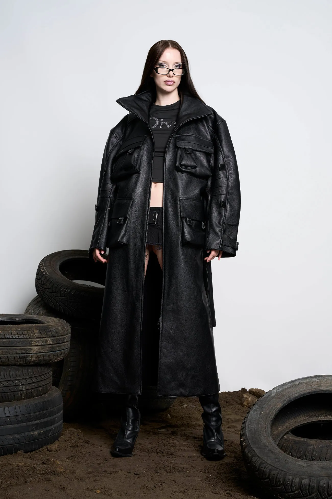 Undercover Leather Coat