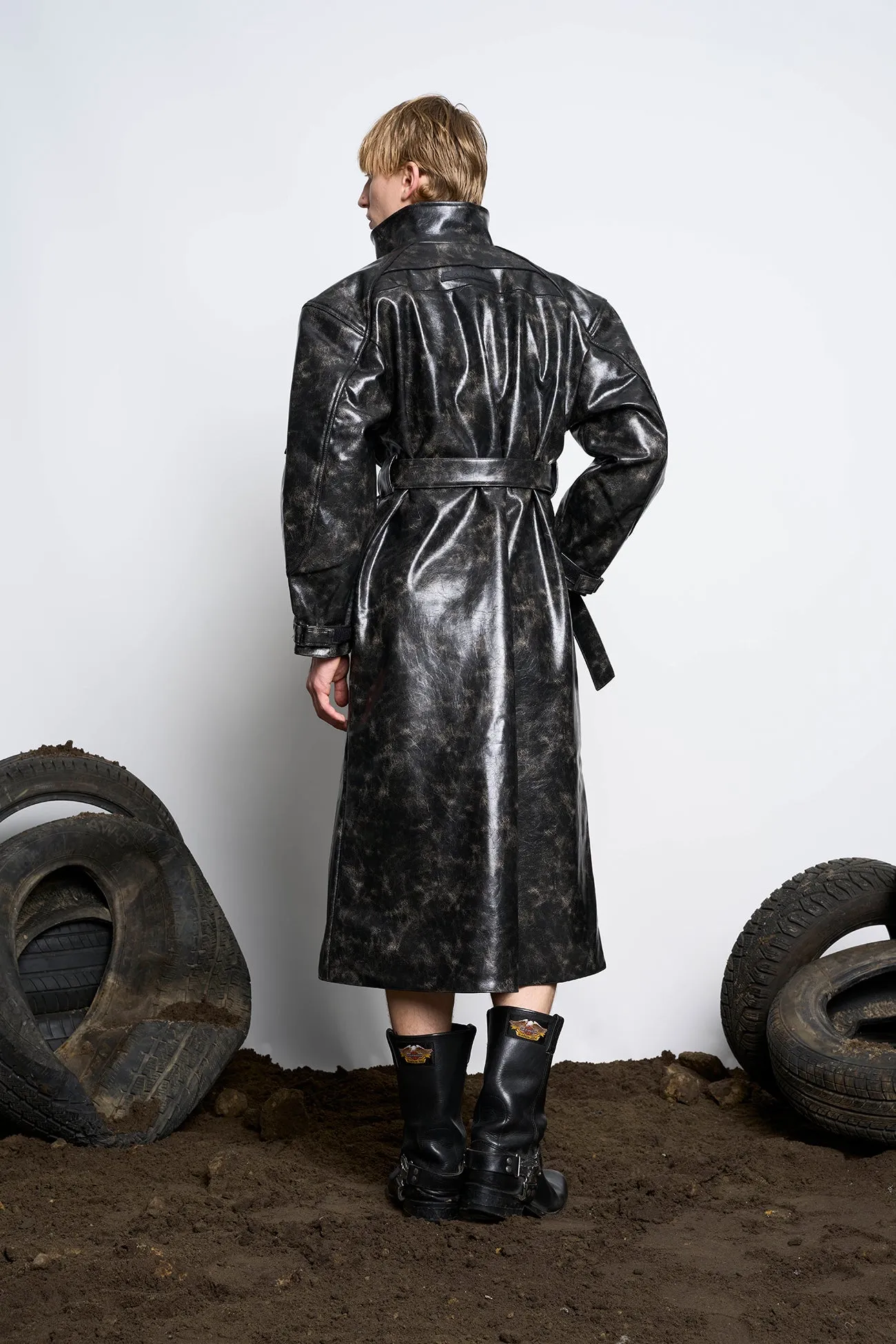 Undercover Leather Coat