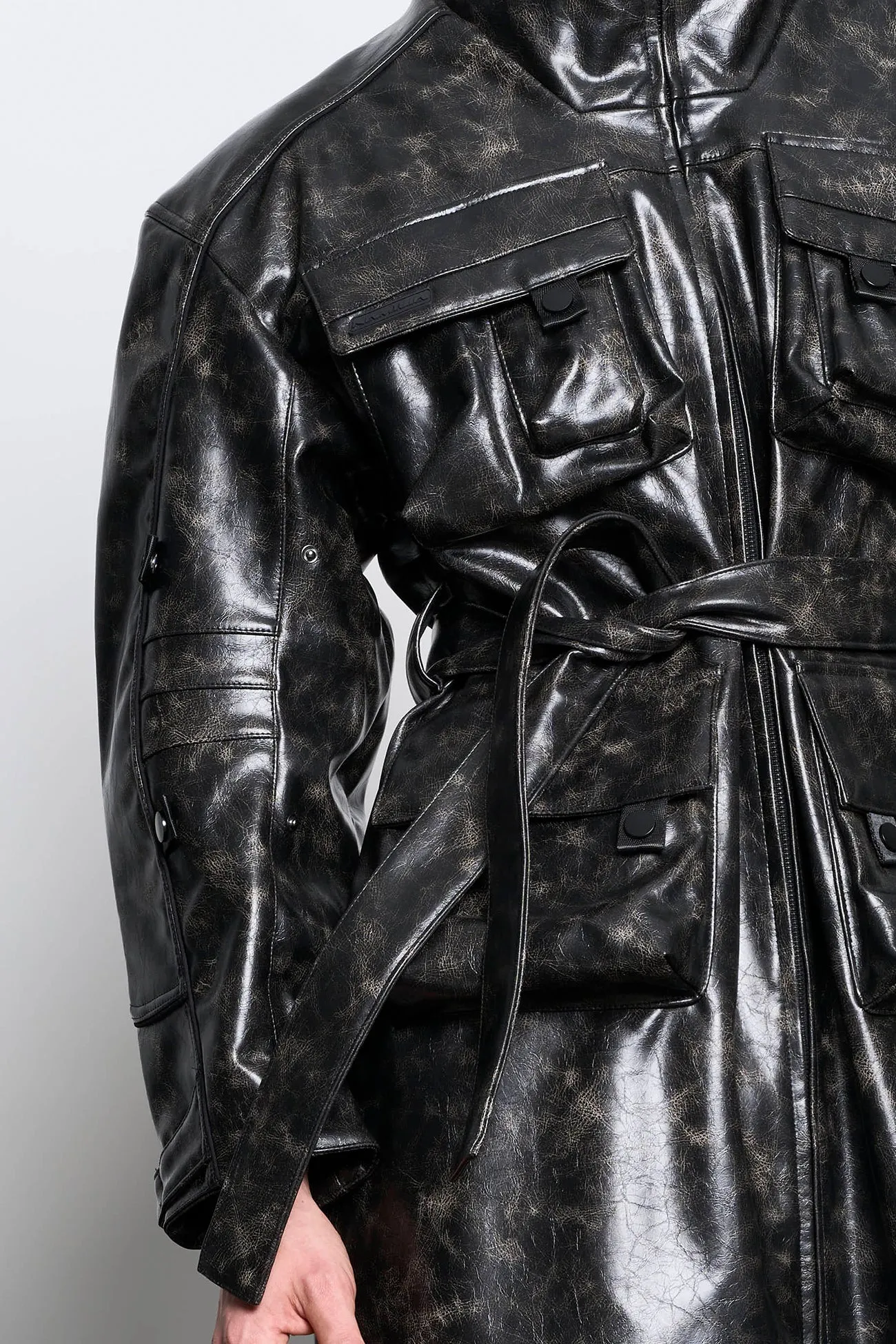 Undercover Leather Coat